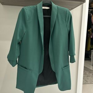 Green blazer
